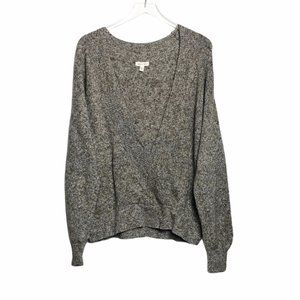 silence + noise (UO) |Taupe Pullover Wrap Sweater